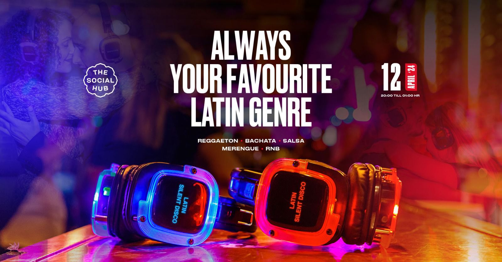 Latin Silent Disco at The Social Hub Rotterdam