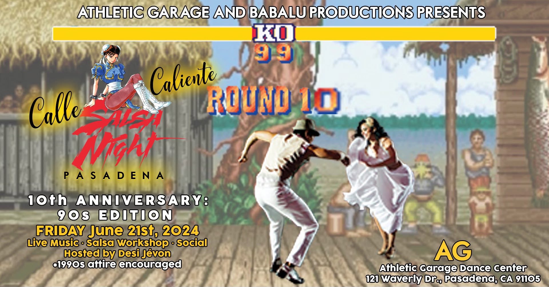 Salsa Night Pasadena: 10th Anniversary - 90s Edition