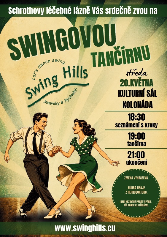 Swingová tančírna v Sále kolonáda