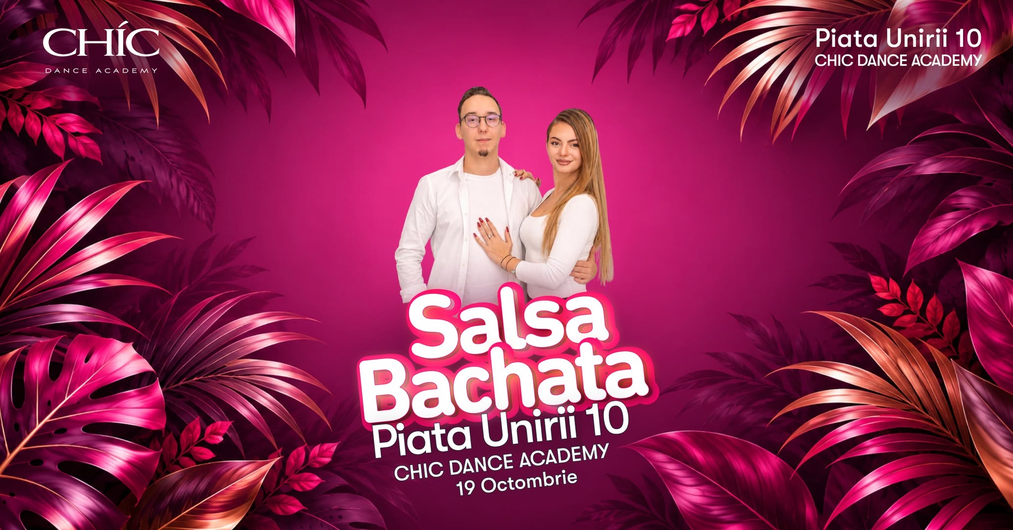 Salsa & Bachata adulți începători din 19 Octombrie