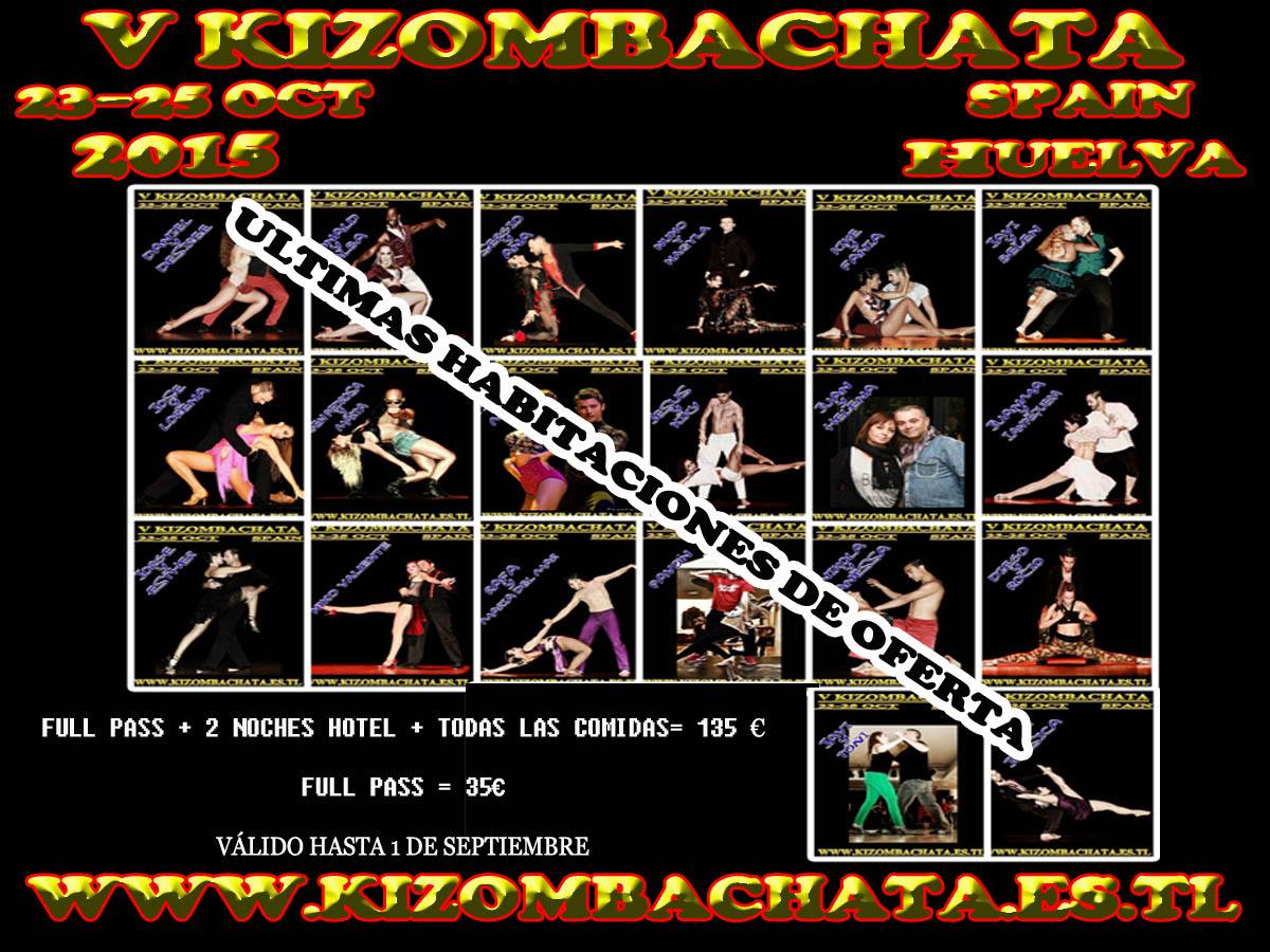 ULTIMOS DÍAS DE OFERTA V KIZOMBACHATA SPAIN