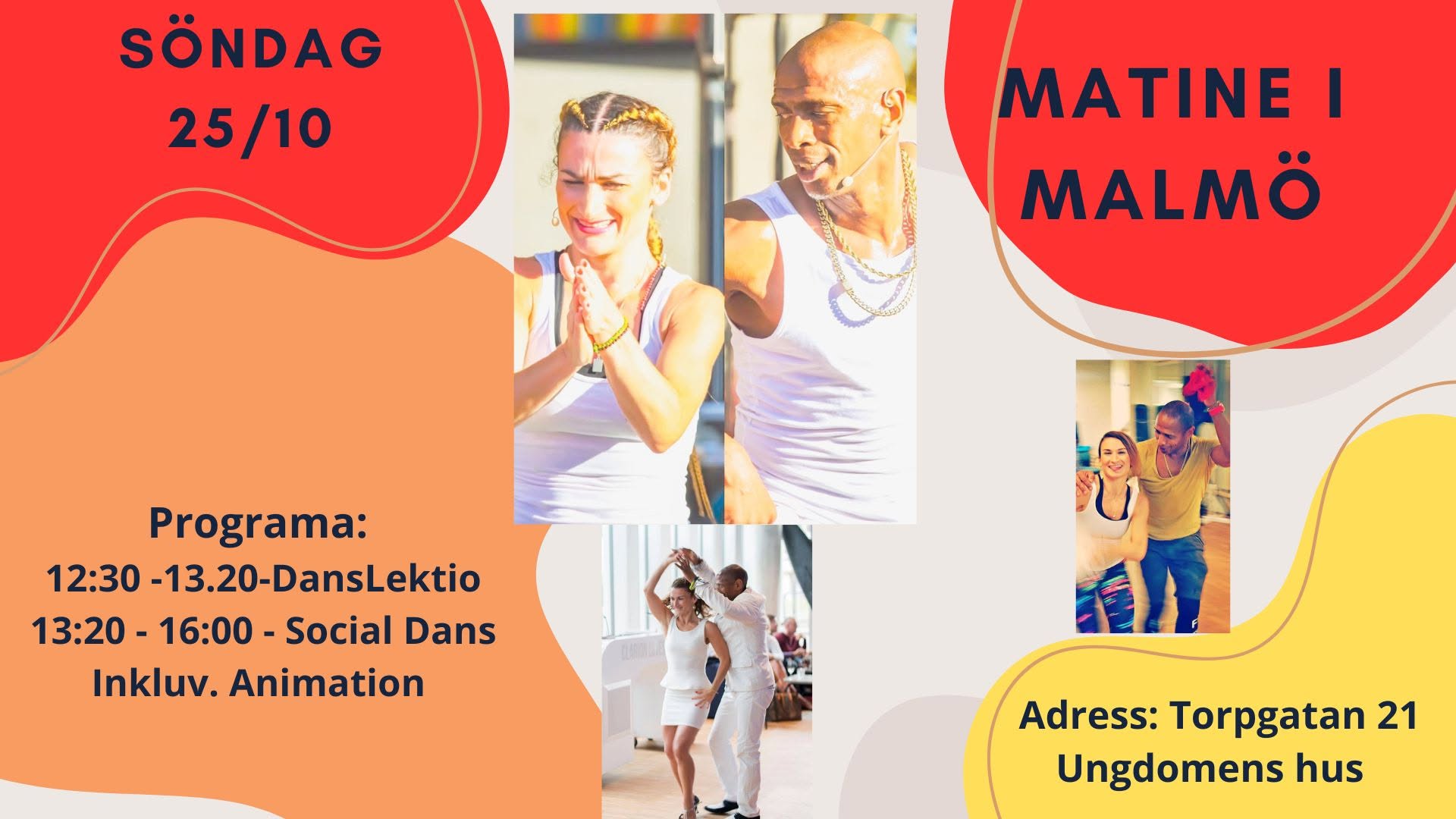 25 Oktober - Matine i malmö med SalsaEnergia 12:30-16:00