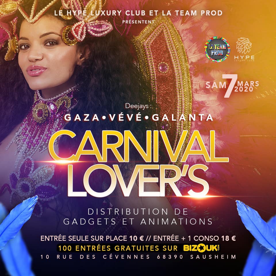 Carnival Lover’S DJ Vévé DJ Gaza DJ Galanta