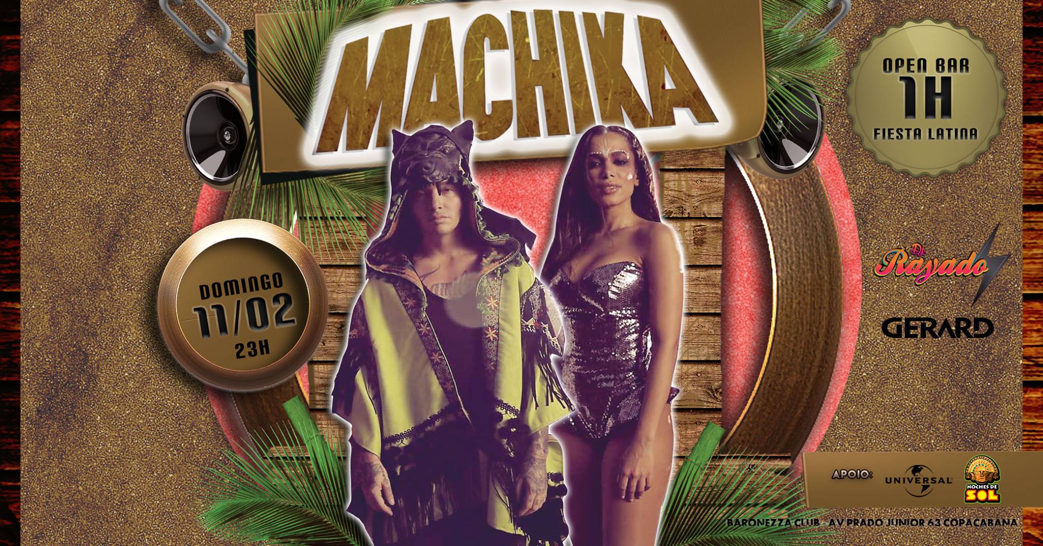É HOJE! Machika A Festa em Copacabana