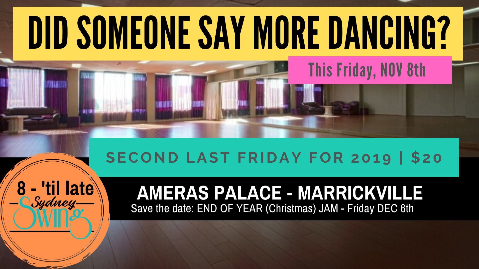 This Friday Night at Amera's - Yay more dancing