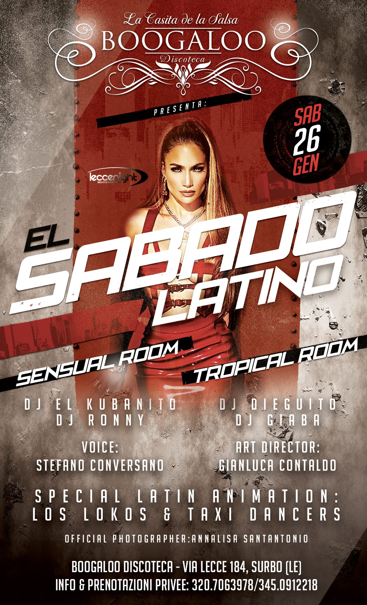 Boogaloo "El Sabado Latino" 26 Gennaio 2019