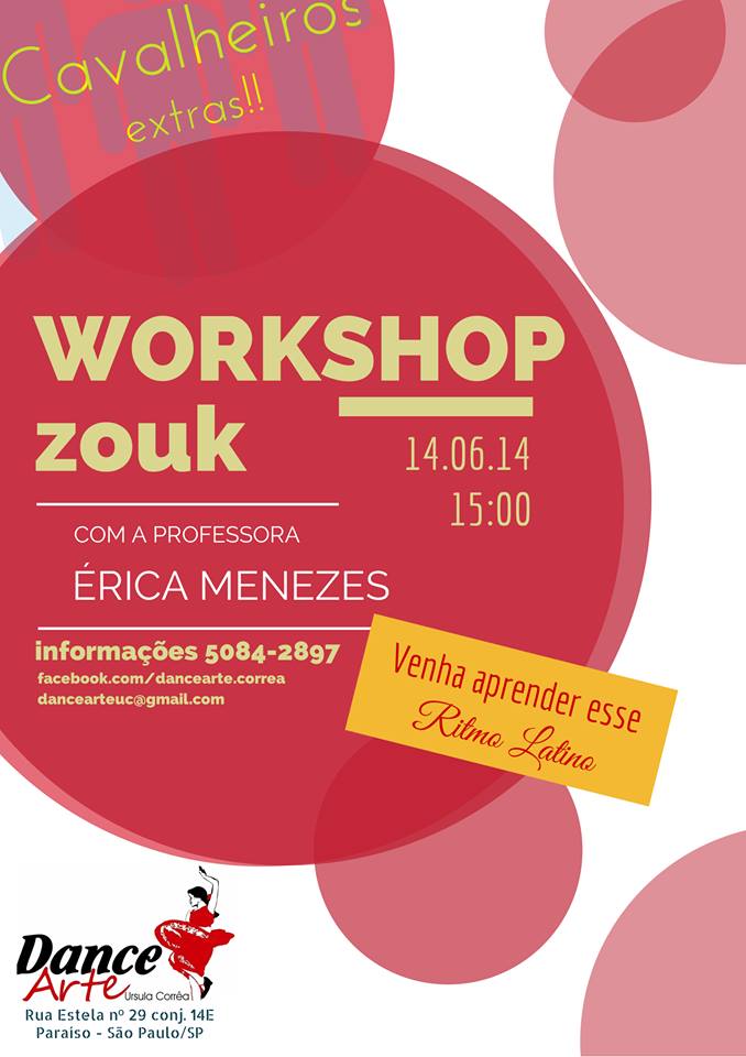 Workshop de Zouk na Dance Arte