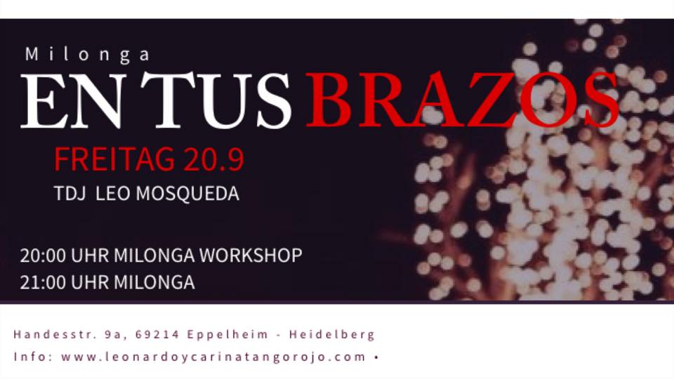 En tus Brazos Milonga 20.September