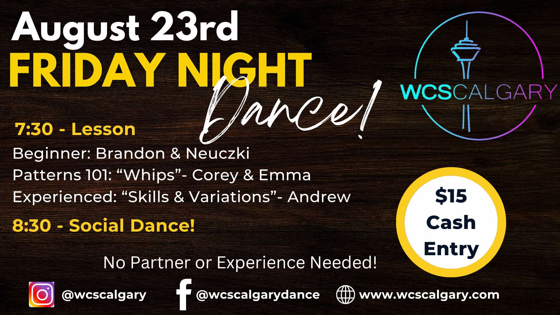 West Coast Swing Dance!