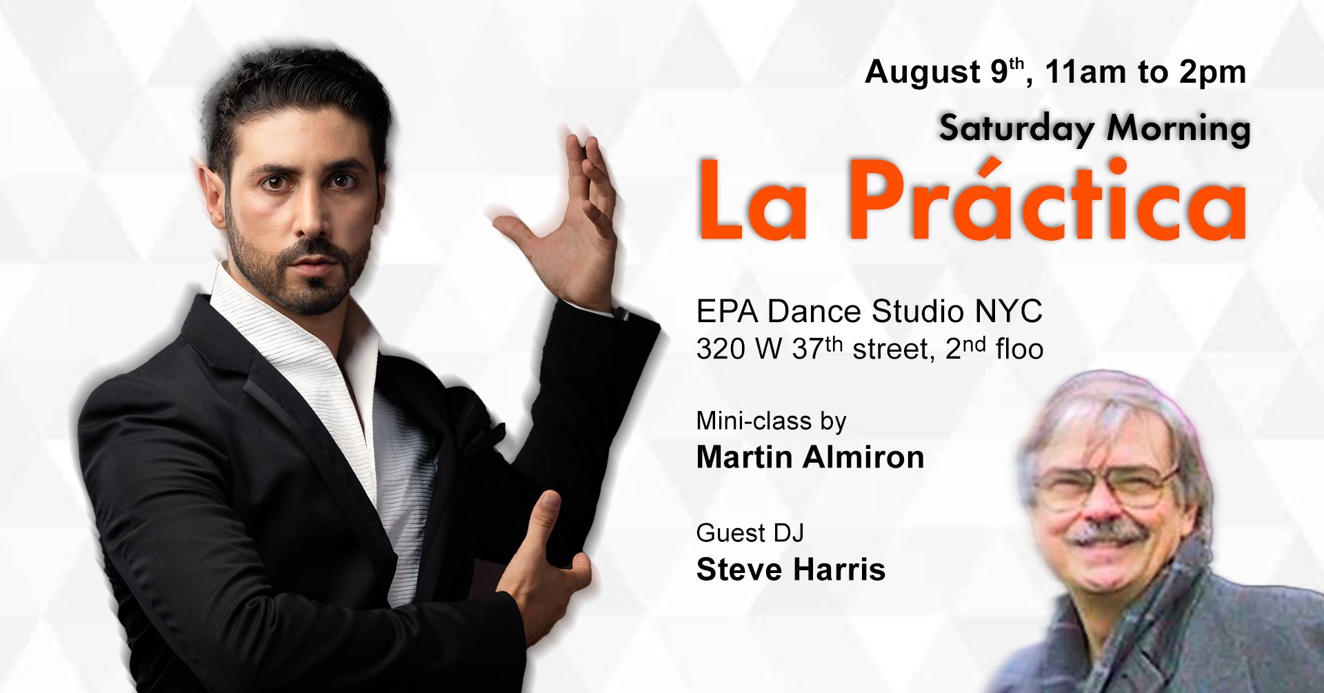 Mini-Class by Martin Almiron, Guest DJ Steve Harris