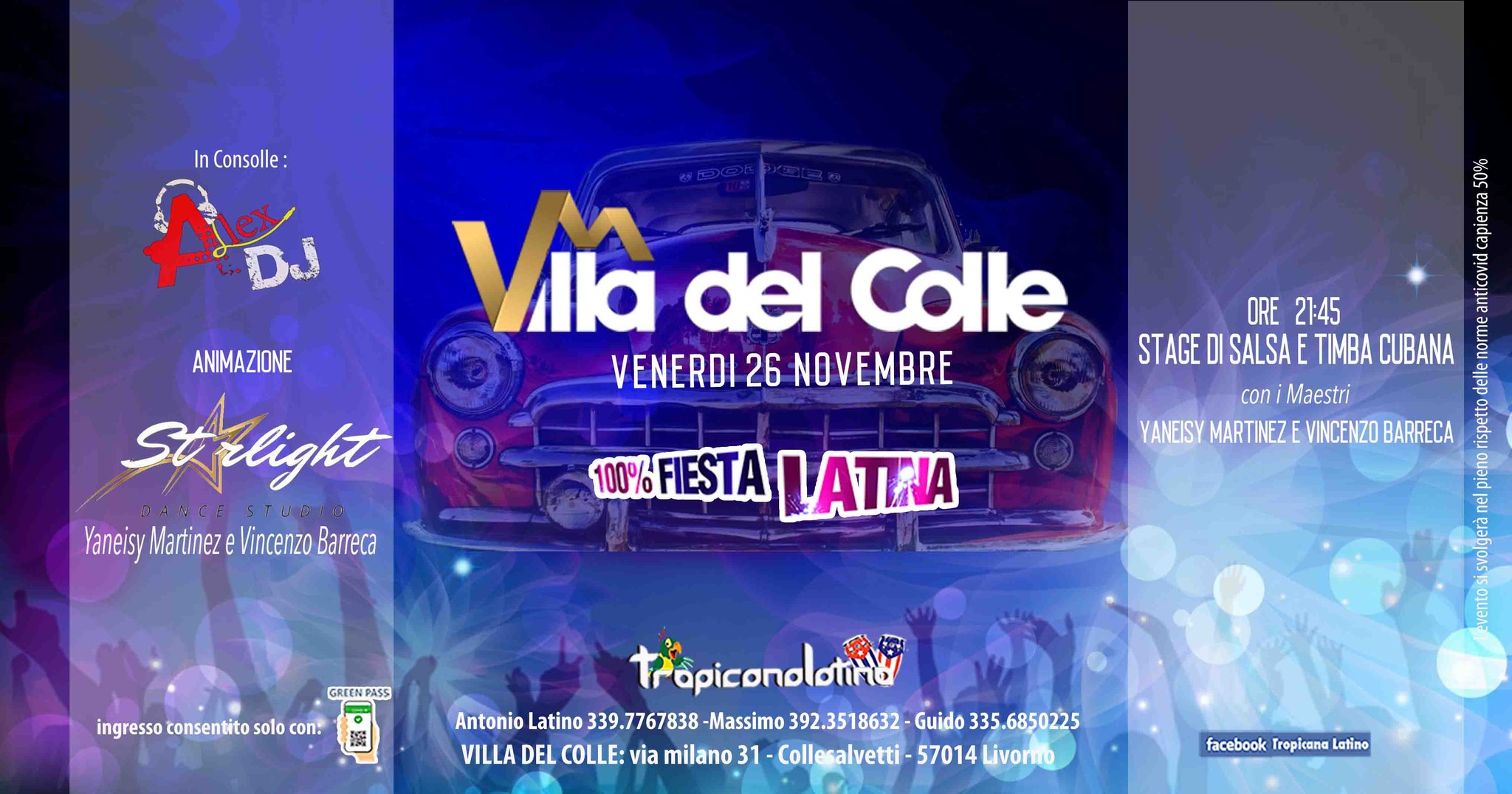 Il venerdi Latino di Villa del Colle
