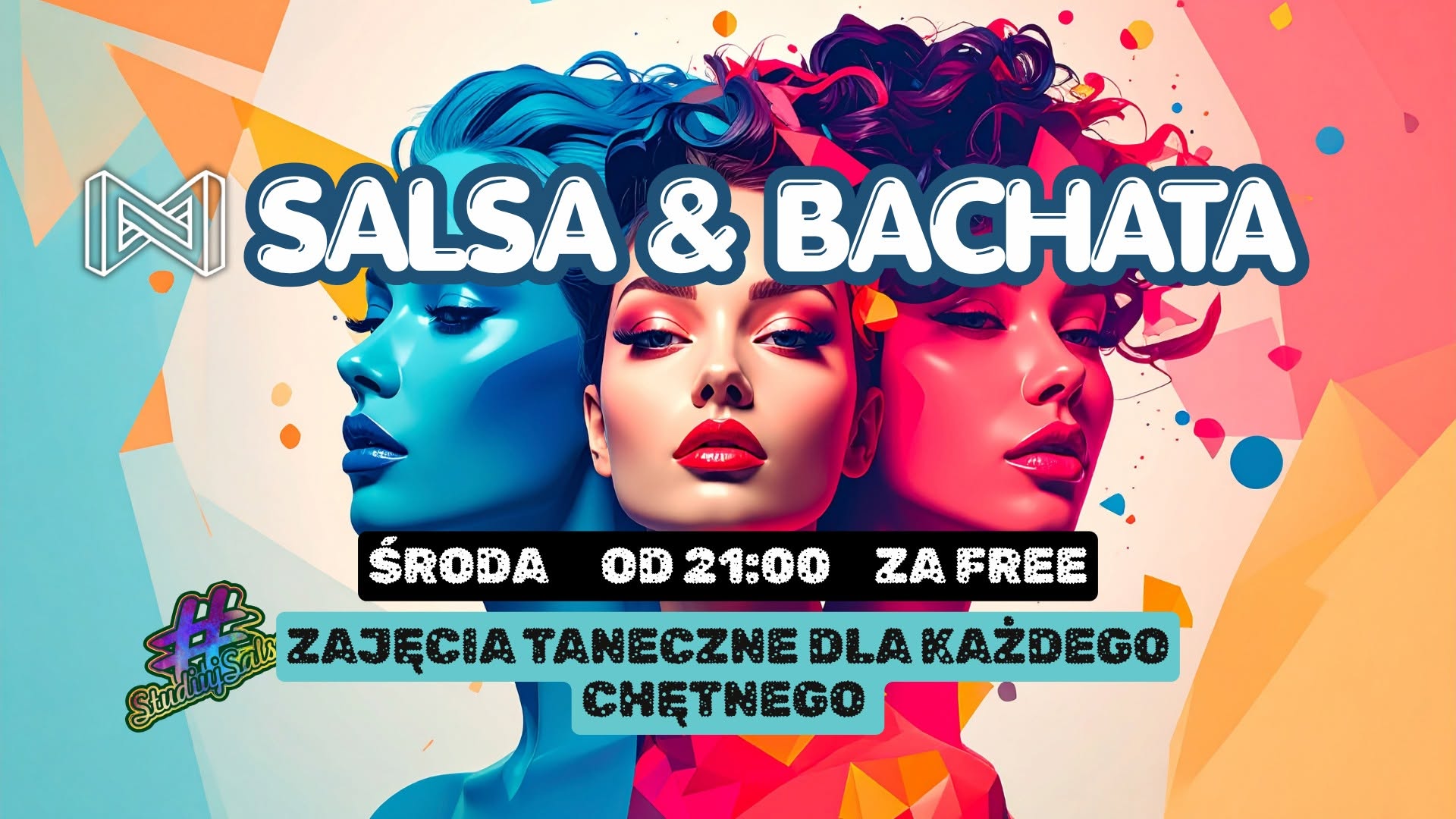 WSTĘP FREE na ZAJĘCIA TANECZNE #StudiujSalsę W KAŻDĄ ŚRODĘ.