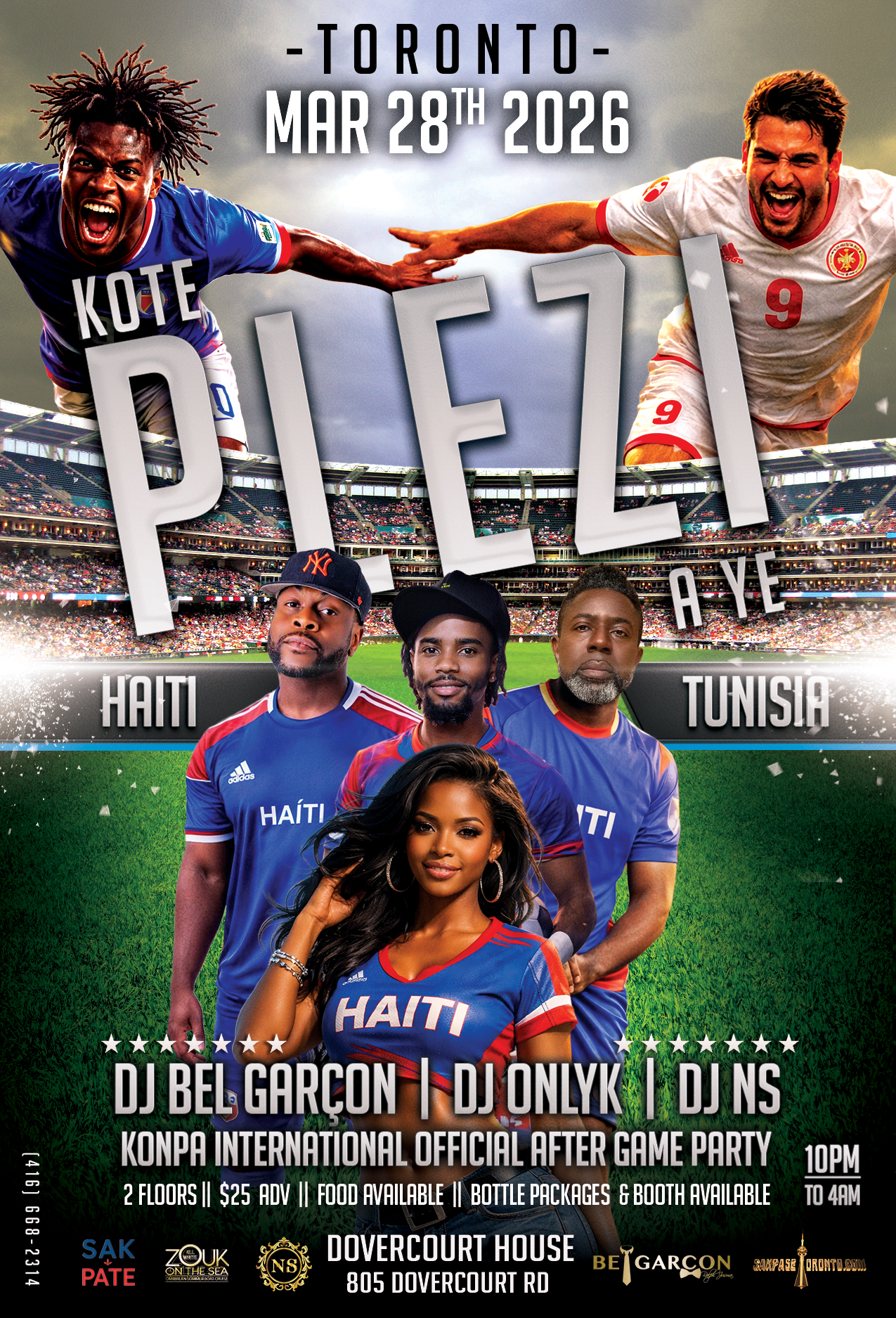Haiti vs Tunisia Official Konpa Afterparty