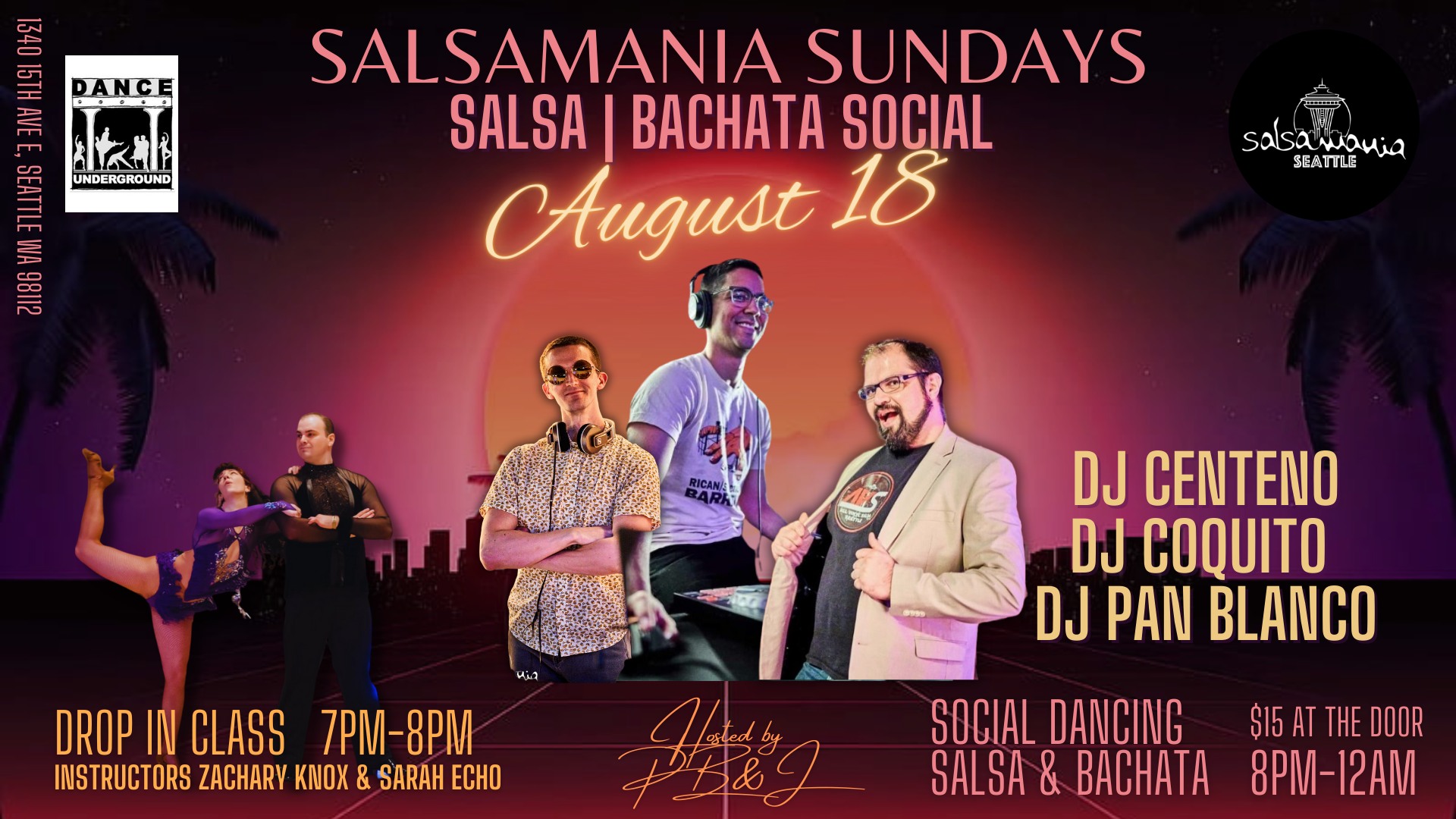 Salsamania Sundays - Salsa Bachata Social - feat. DJ Coquito!