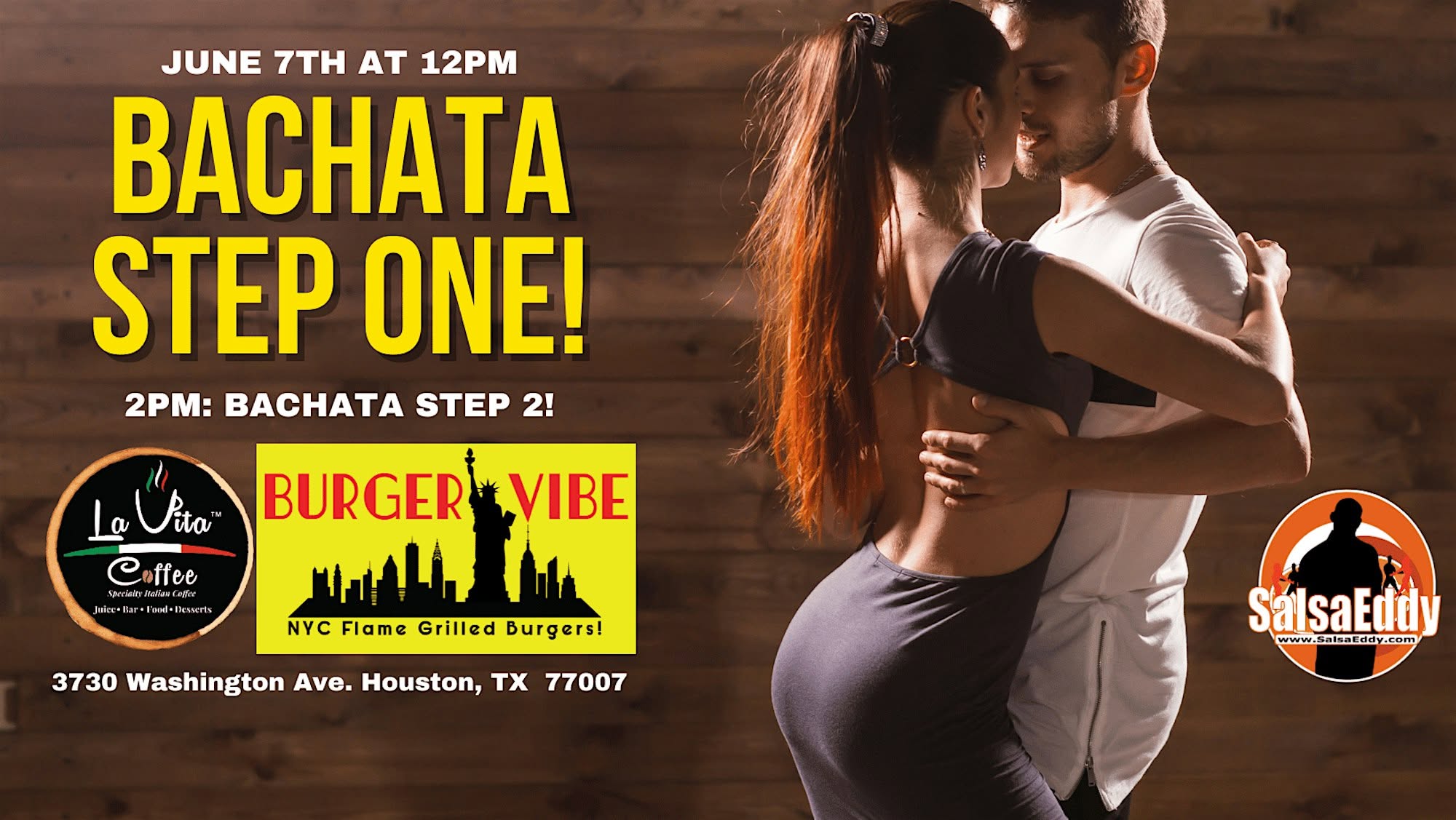 July 5th: Bachata Group Class For Beginners!