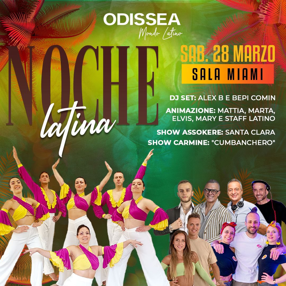 Sabato 28 Marzo 2026 O D I S S E A mondolatino