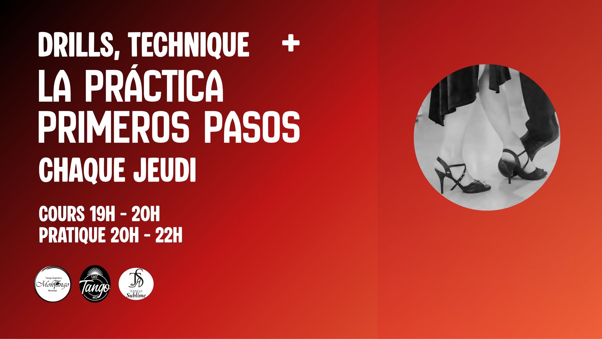 La Práctica Primeros Pasos + Drills et Technique avec Corinne