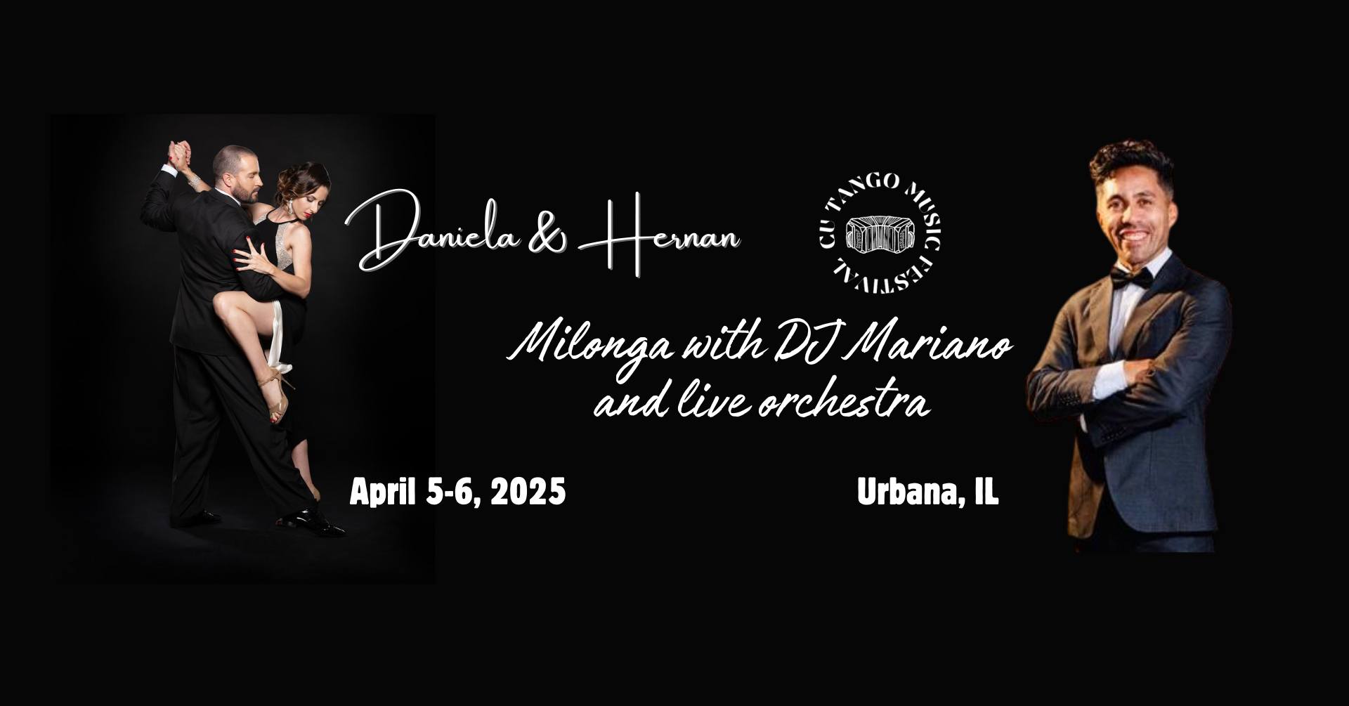 Tango with Daniela & Hernan + Milonga with DJ Mariano and live orchestra