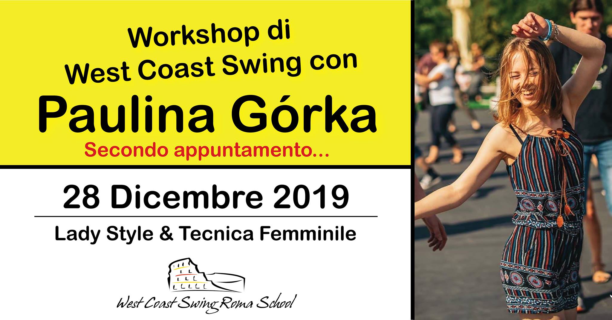 2# Workshop di West Coast Swing con Paulina Gorka