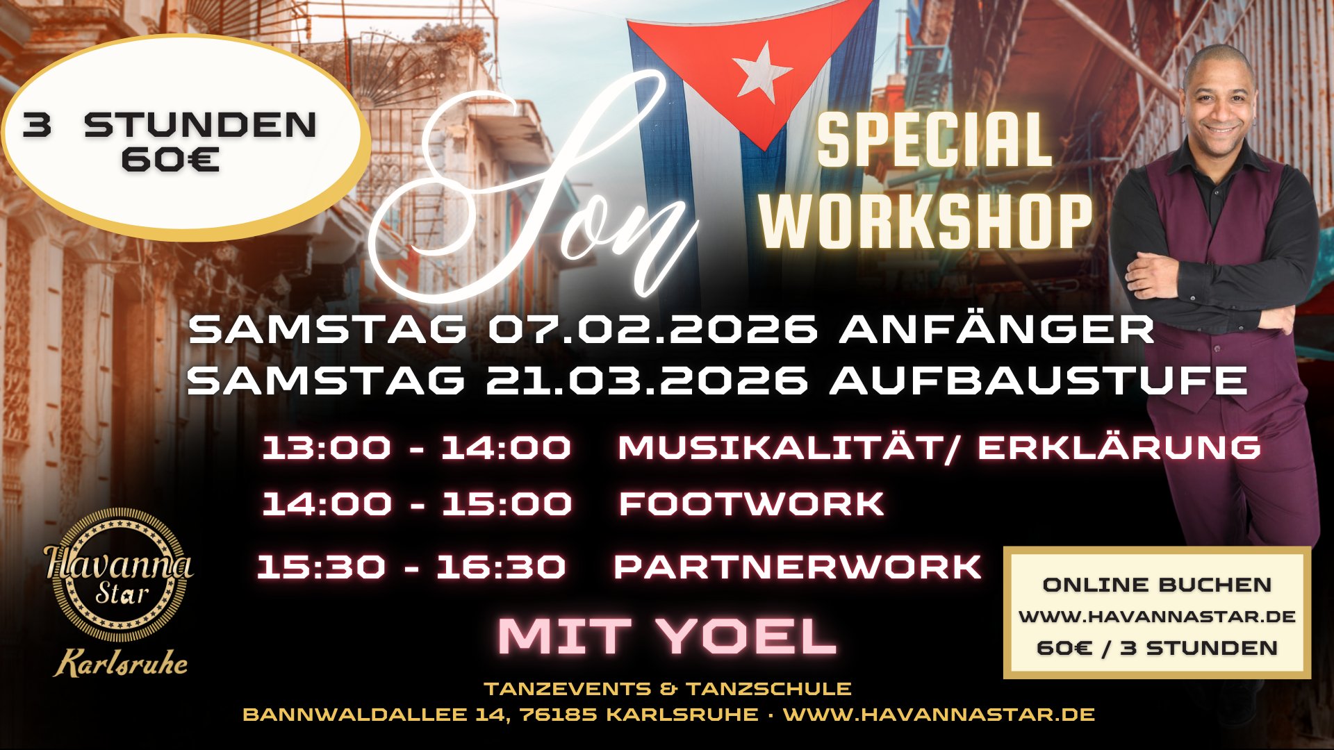 Son * Special Workshop Aufbaustufe mit Yoel aus Kuba