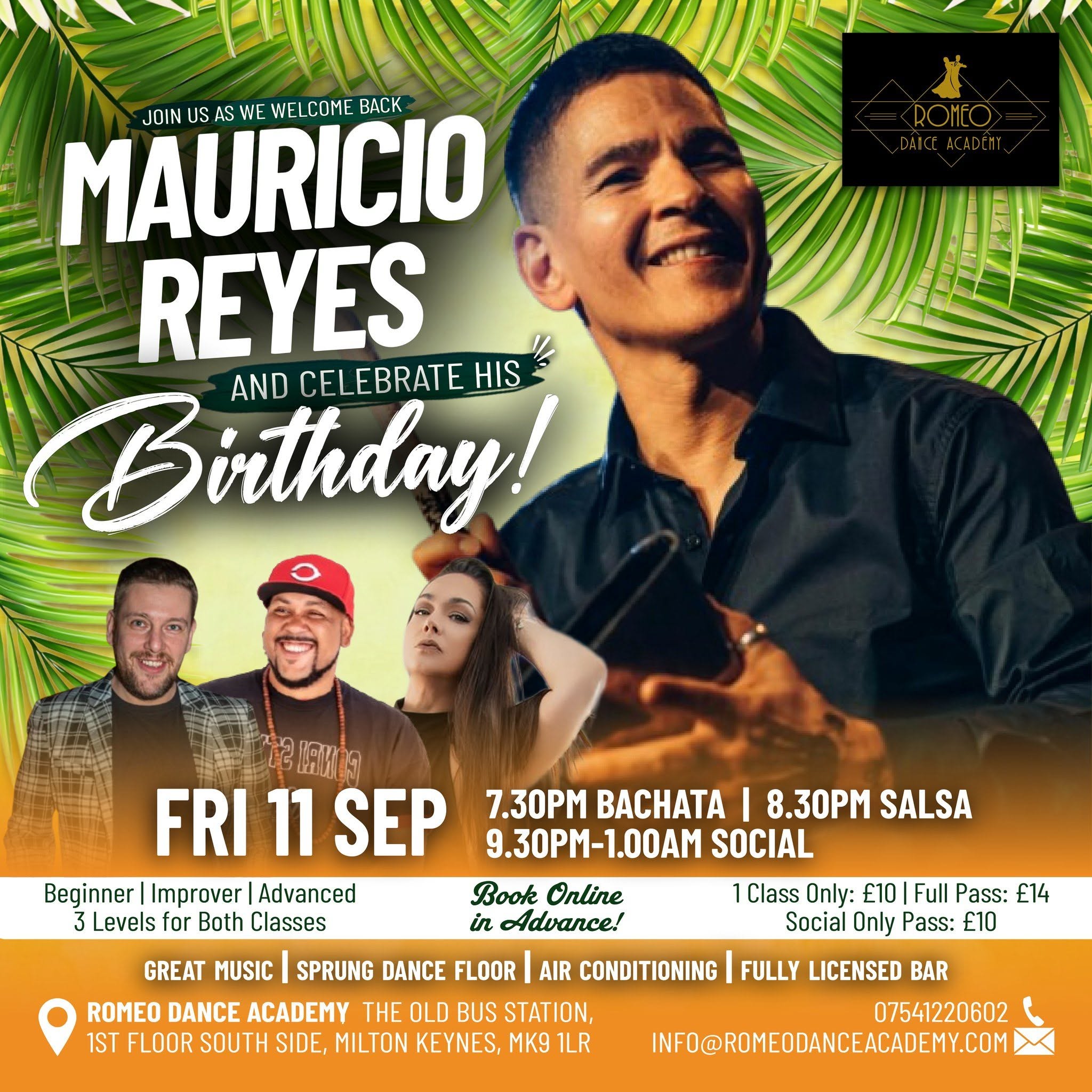 Salsa, Bachata & Social on Mauricio's Birthday! 🎉