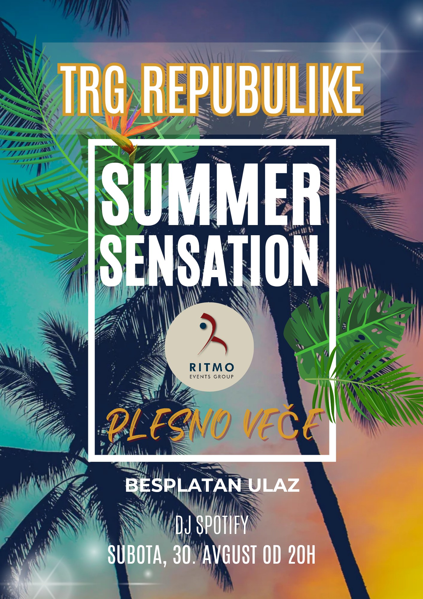 Plesno veče Trg Republike