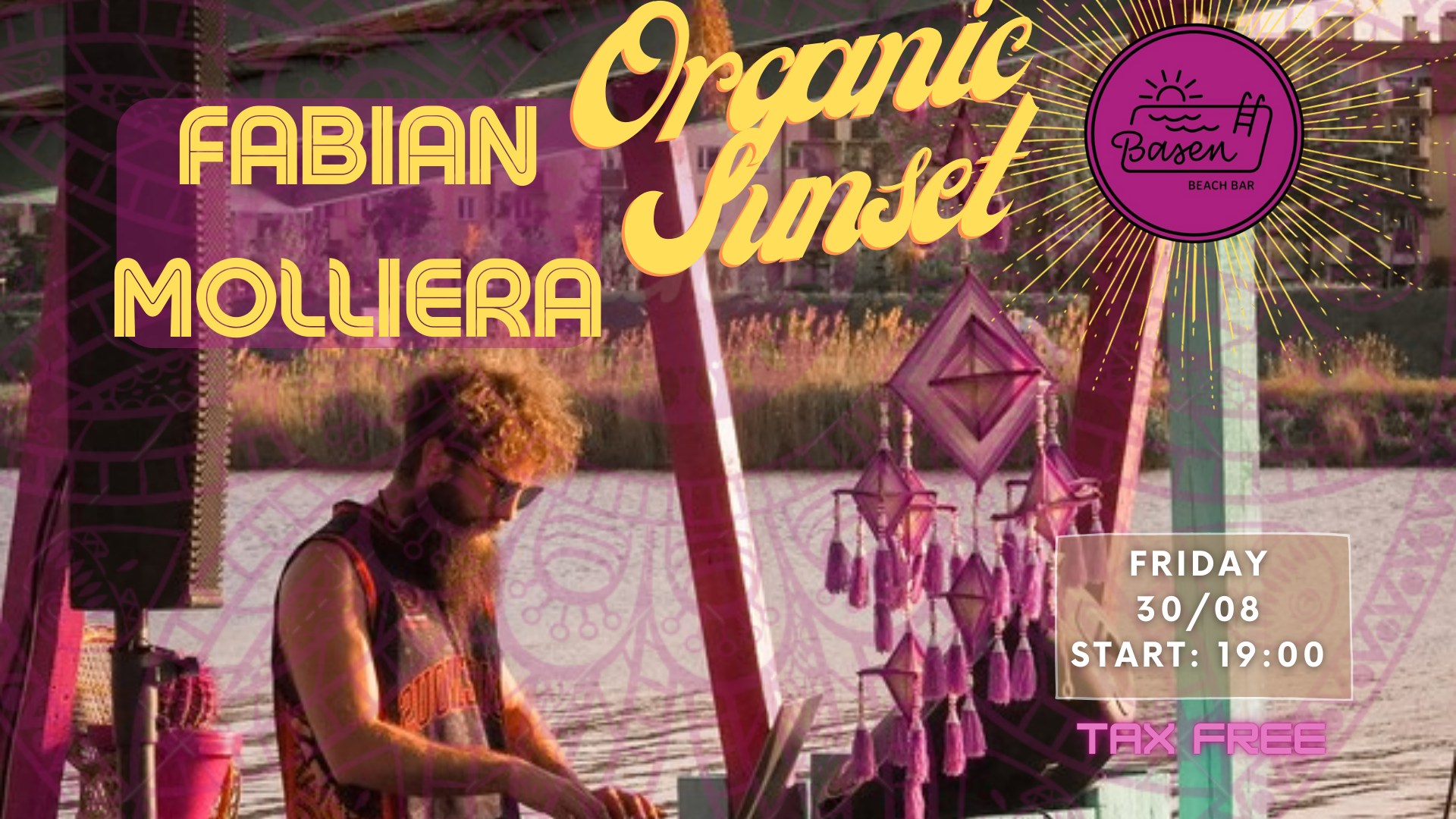 ☀️Organic Sunset☀️ Fabián Molliera Basen Beach Bar