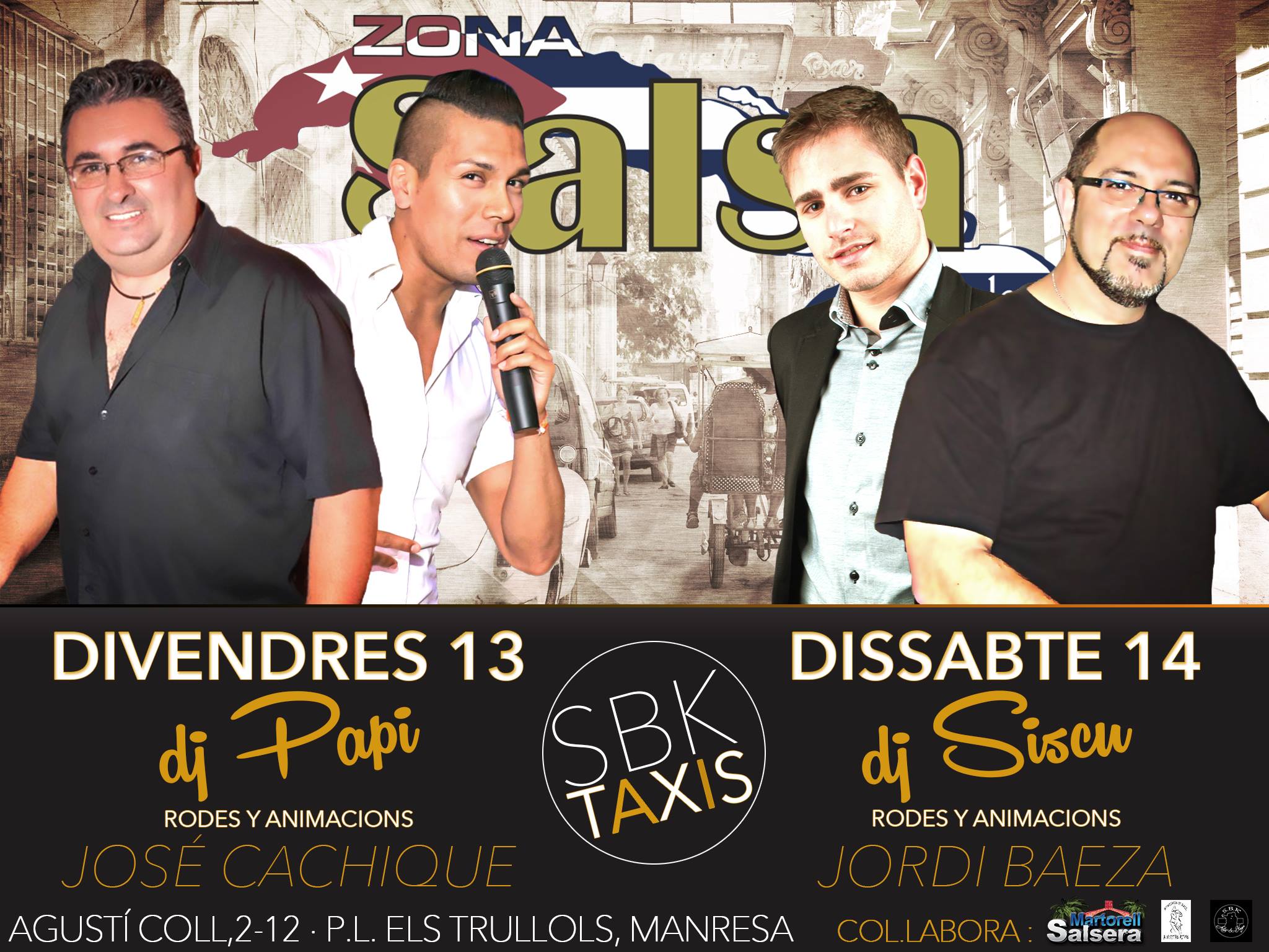 SÁBADO 14 MARZO DJ SISCU ZONA SALSA