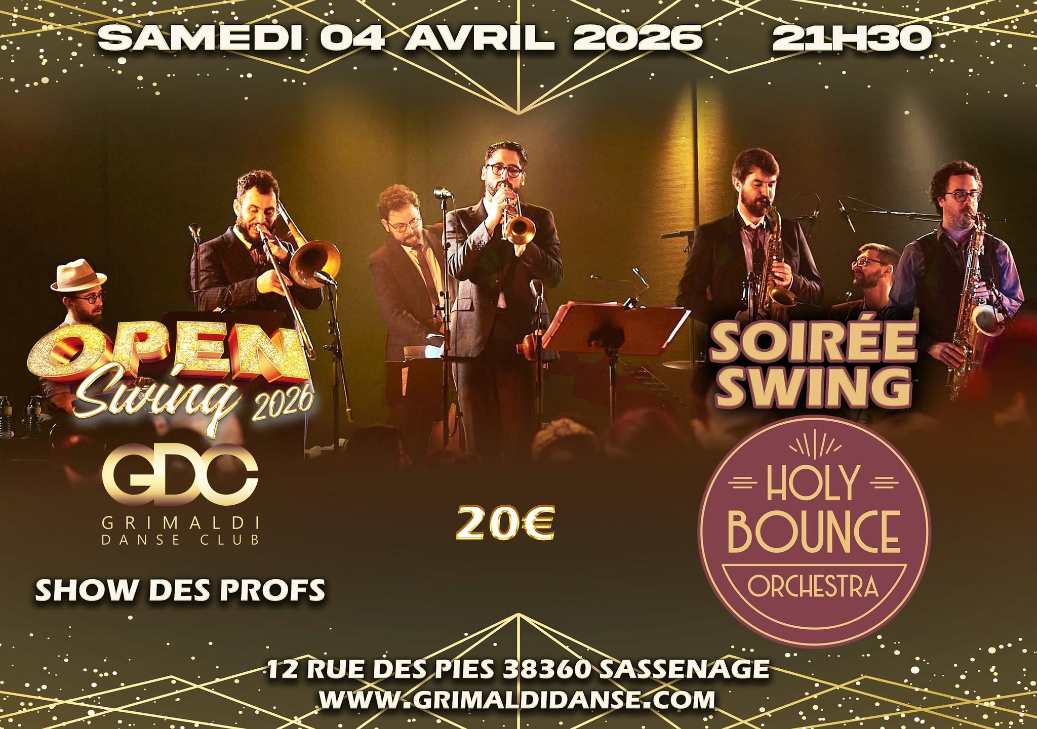 Soirée avec l'Orchestre "Holy Bounce Orchestra"
