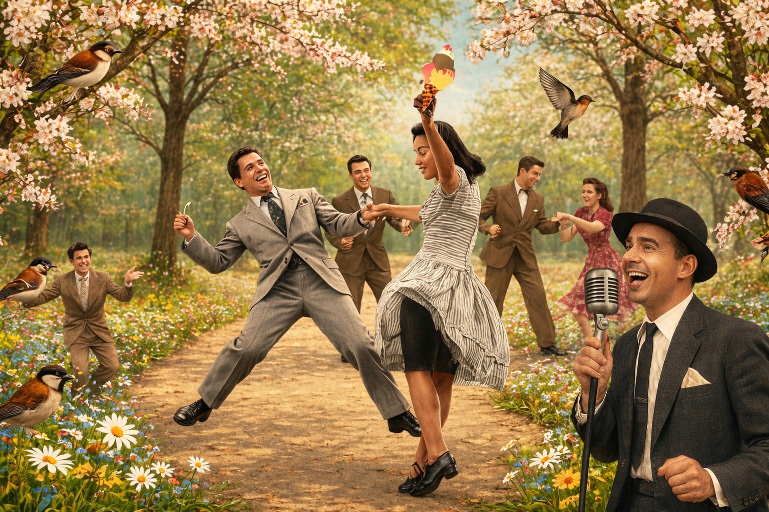Spring party & live band: Swing'it