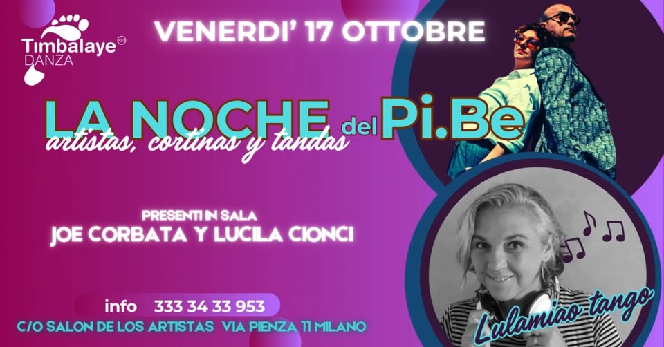 viernes del Pi.Be con Paola Pinessi e Alberto Bersini c o salon de los artistas