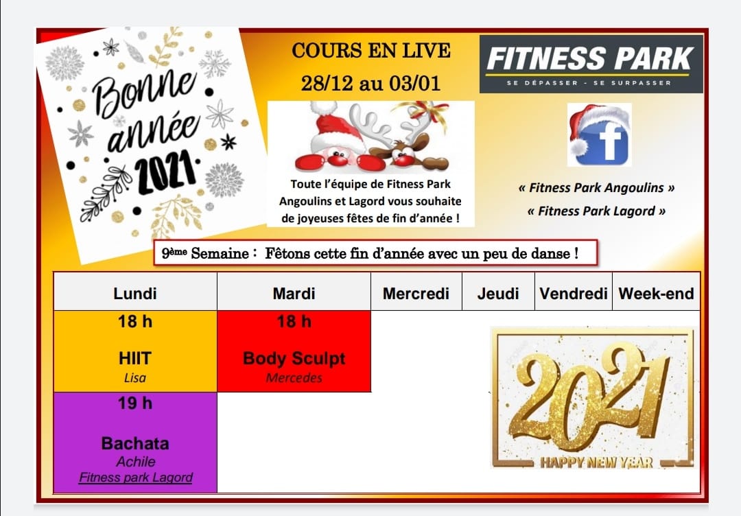 FITNESS PARK & LAROCHELLE DANSE - COURS DE BACHATA ON LINE AVEC ACHILE DINGA