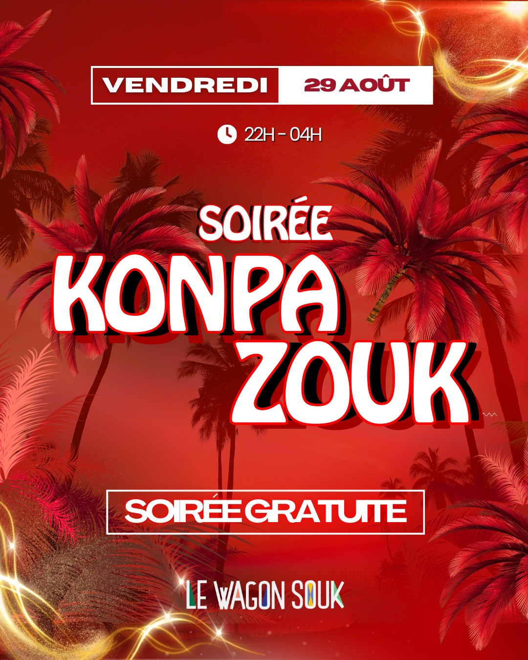 Soirée Konpa Zouk GRATUITE