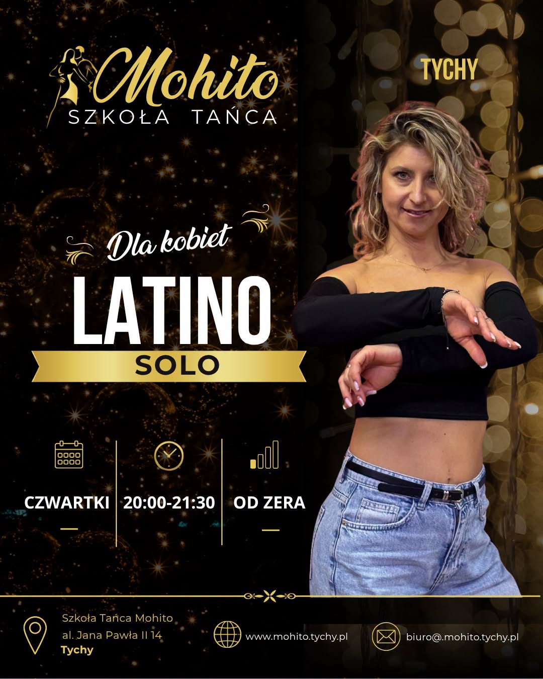 Latino: Bachata Solo z Klaudią - Nowy kurs od podstaw w piątki!