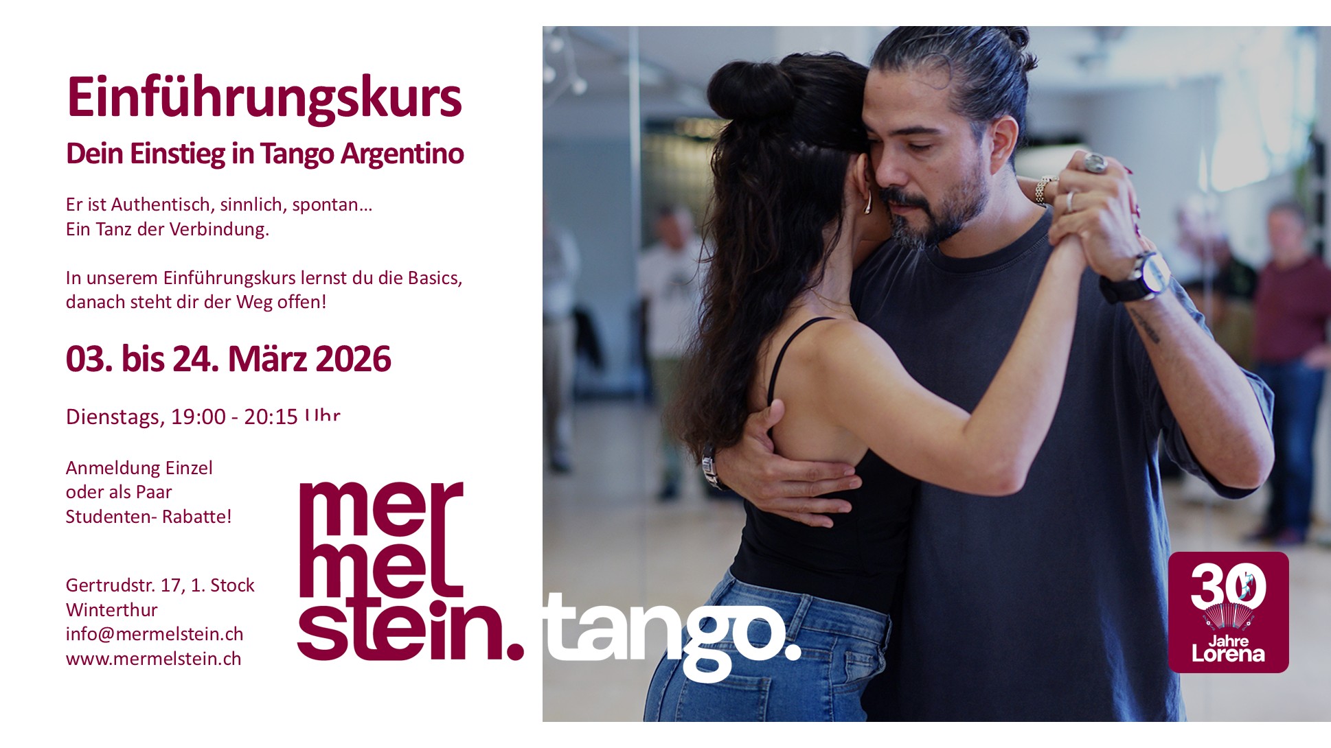 Tango Argentino Einführungskurs
