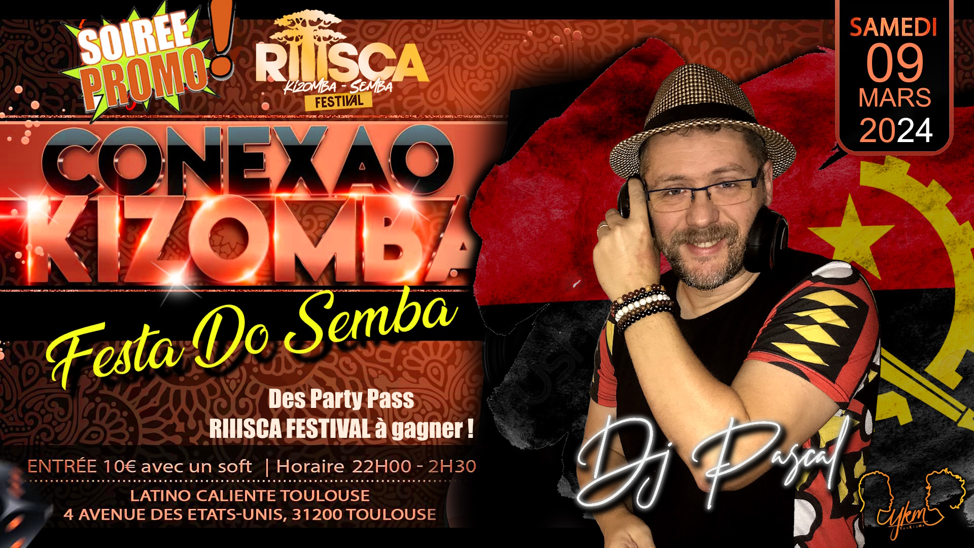 Conexão kizomba - Festa do Semba - Samedi 9 mars