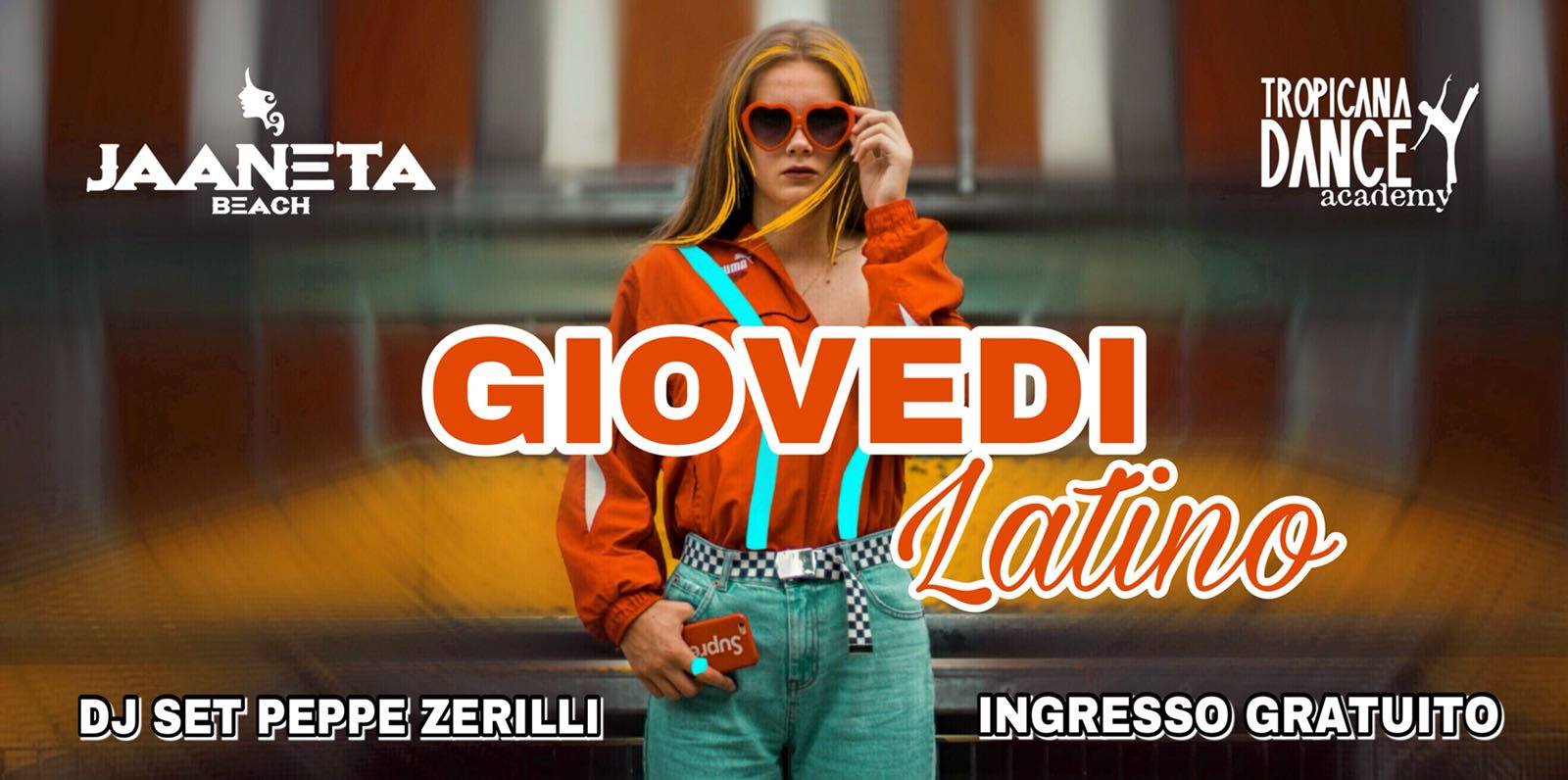 GiovediLatino! 30Agosto Jaaneta_Giardini Naxos Free Entry