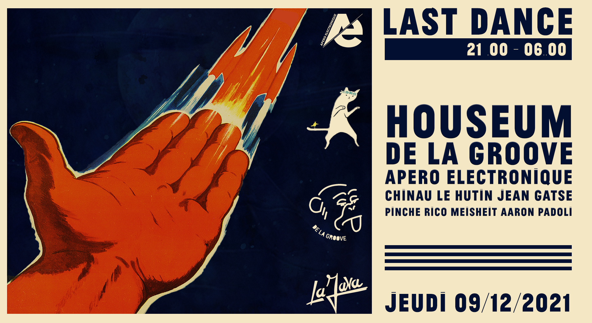 Last Dance - JAVA, Houseum, De La Groove, Apero Electronique
