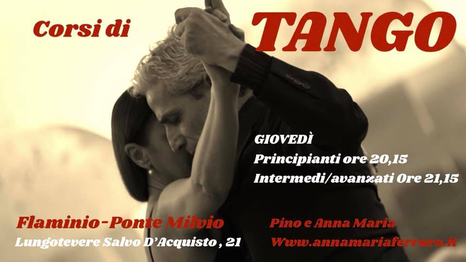 TANGO con Anna Maria e Pino-Flaminio Ponte Milvio lez. gratuite