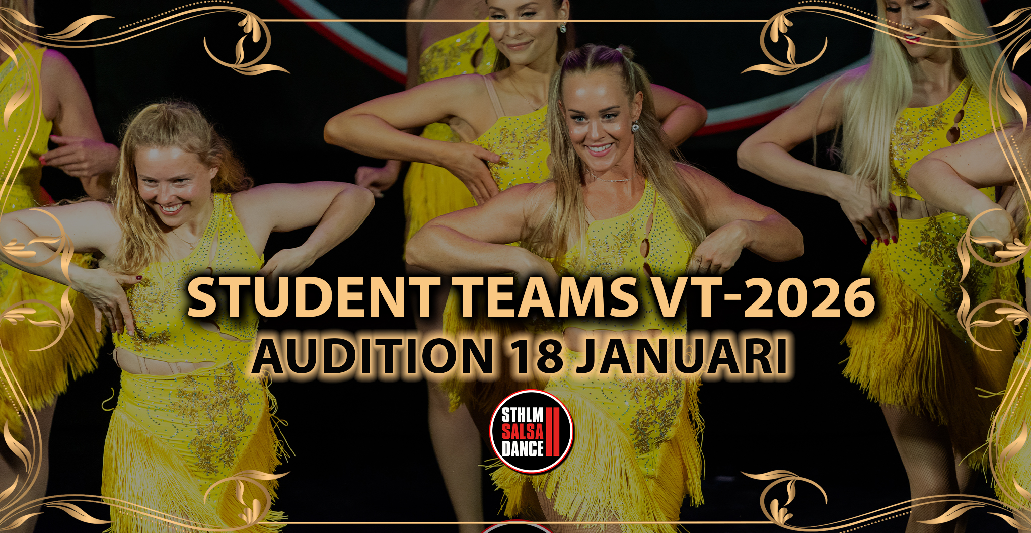 Audition för Stockholm Salsa Dance Student Team VT2026!