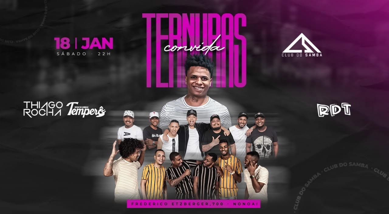 18.01 CLUB DO SAMBA TERNURAS THIAGO ROCHA TEMPERO
