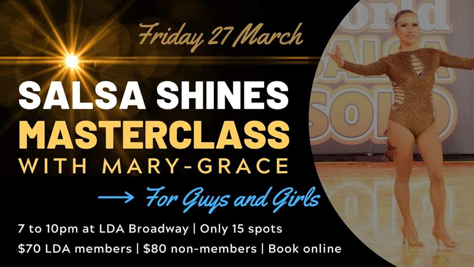 Salsa Shines Masterclass with Mary-Grace