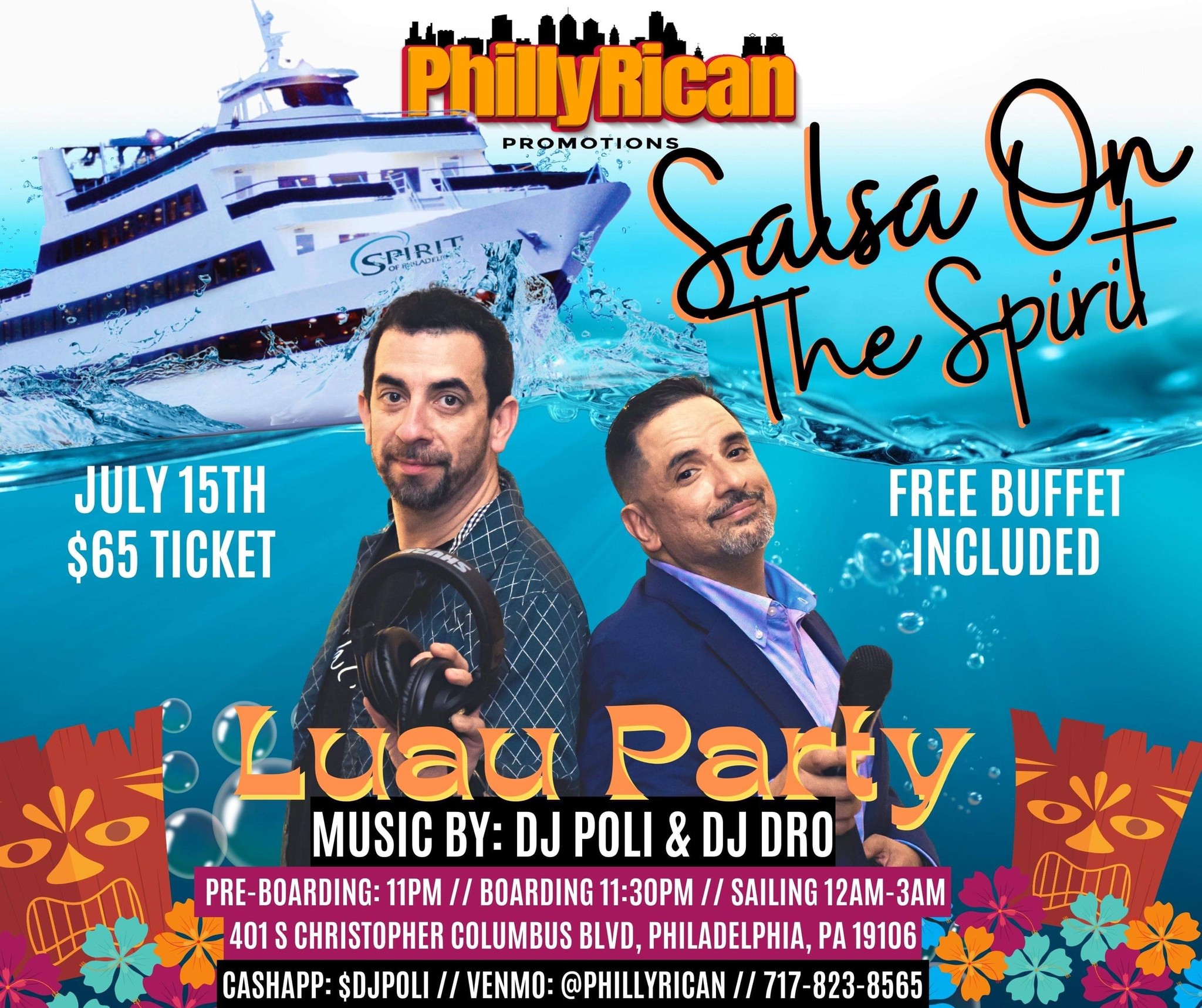 Salsa on the Spirit “Luau Party”