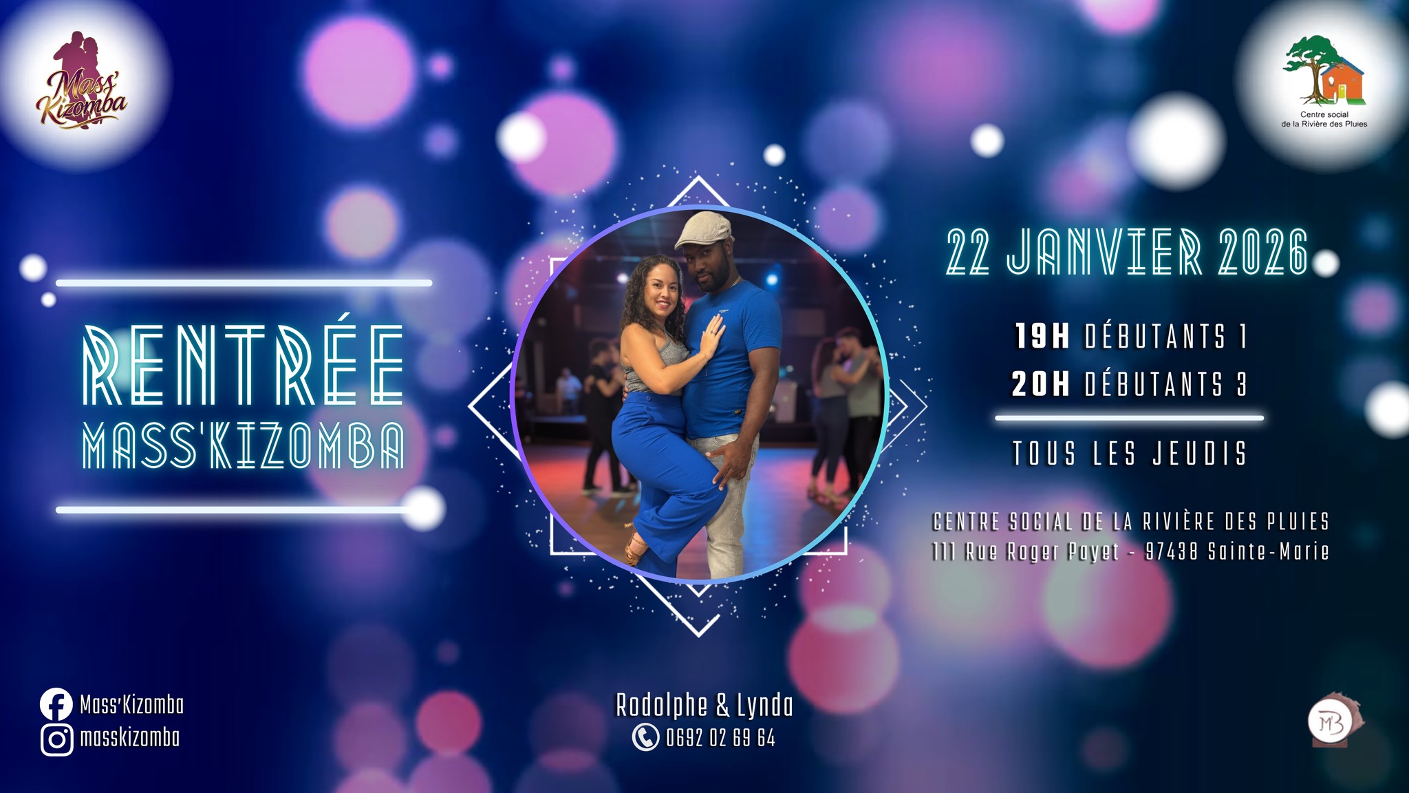 Rentrée Mass'Kizomba - Jeudi 22 janvier 2026