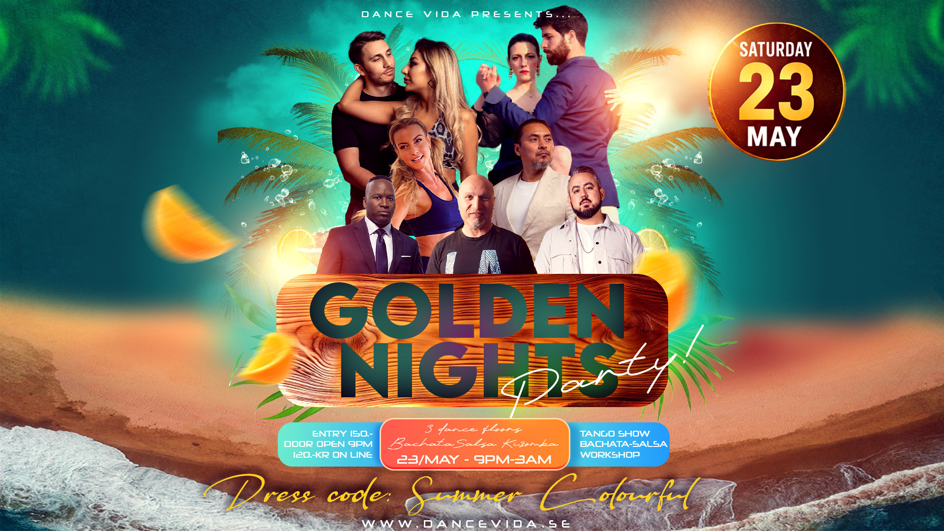 ✨ Golden Nights Party Summer Colourful Edition ✨
