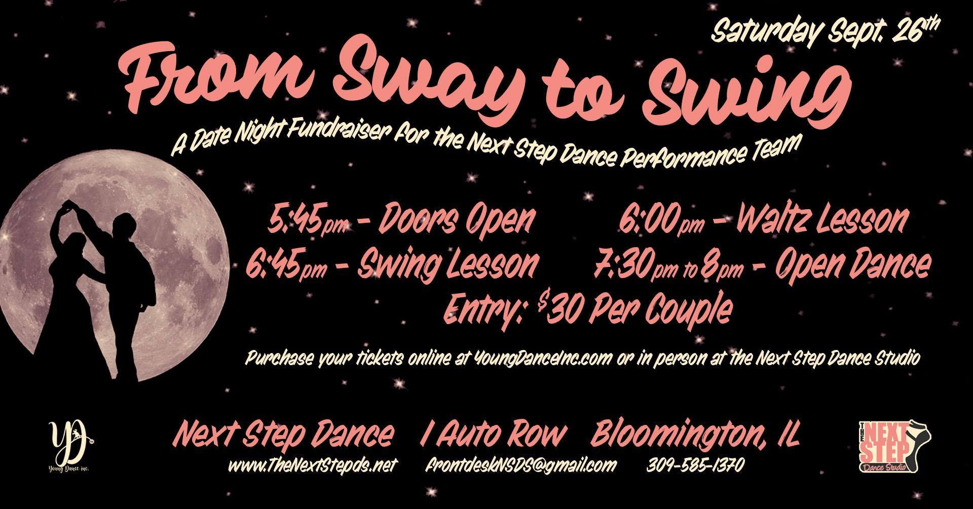 From Sway to Swing Date night Fundraiser