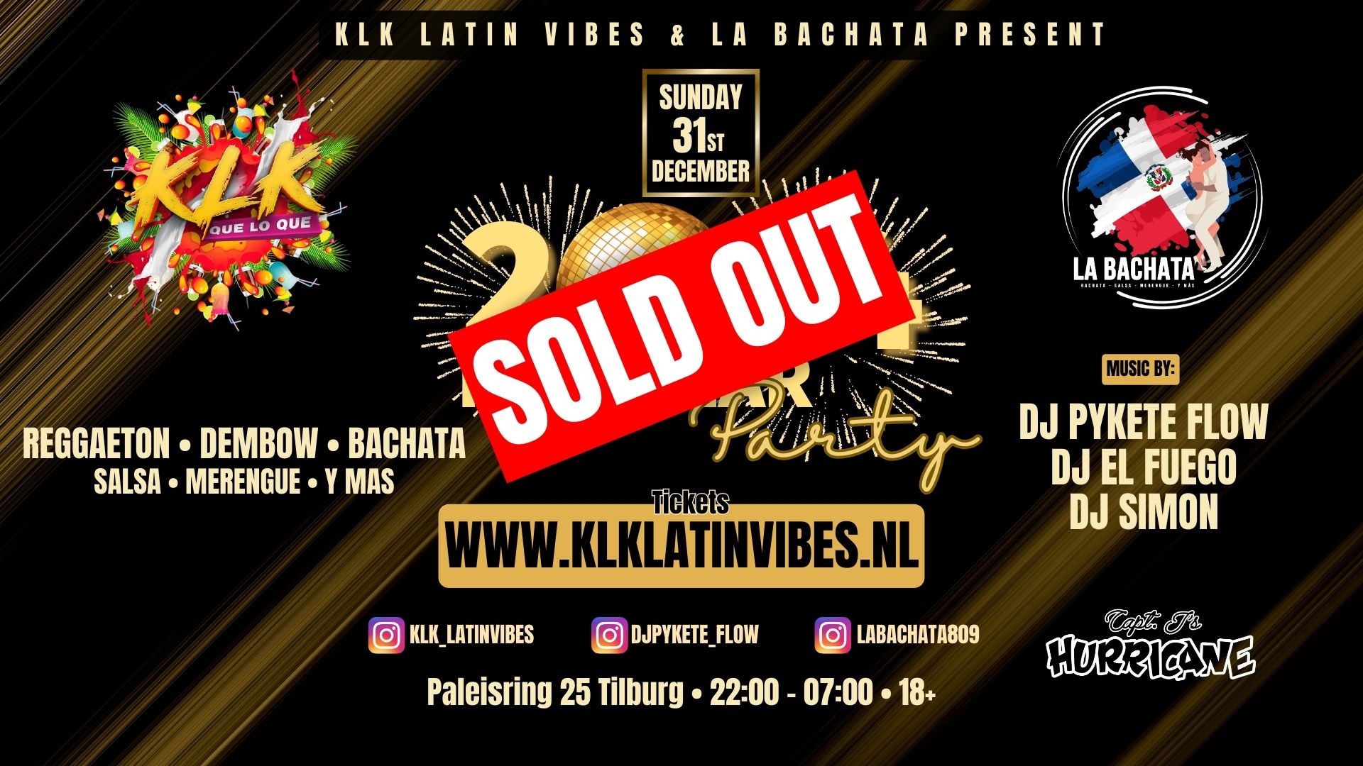 New Year's Eve Fiesta Latina Latin Party
