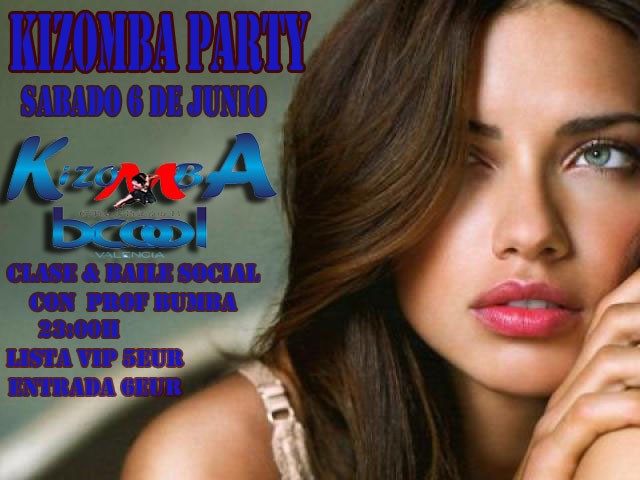 KIZOMBA PARTY AFROLATIN SABADO 6 DE JUNIO