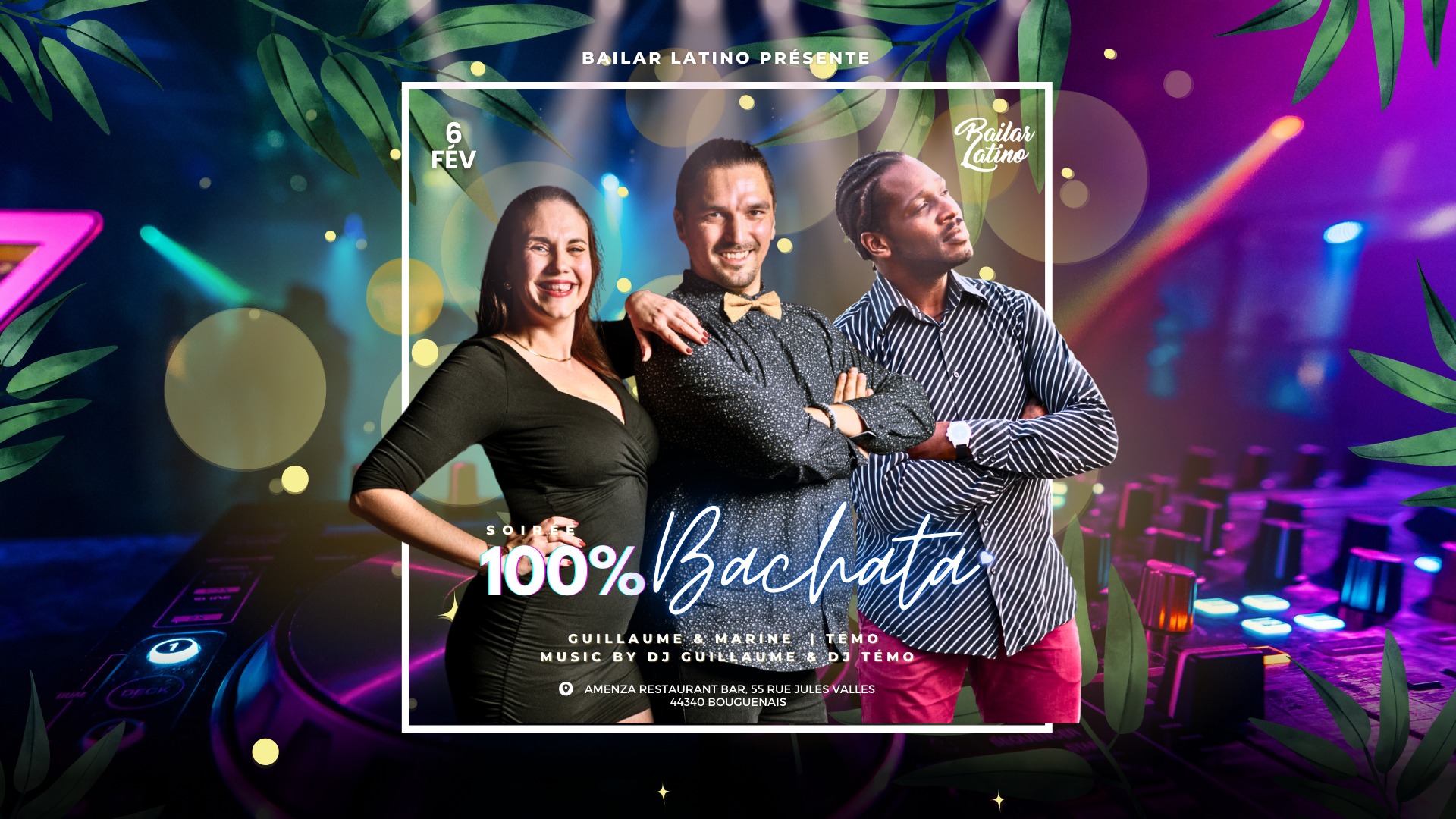 Soirée 100% Bachata #03 🩷 by Bailar Latino & Amenza