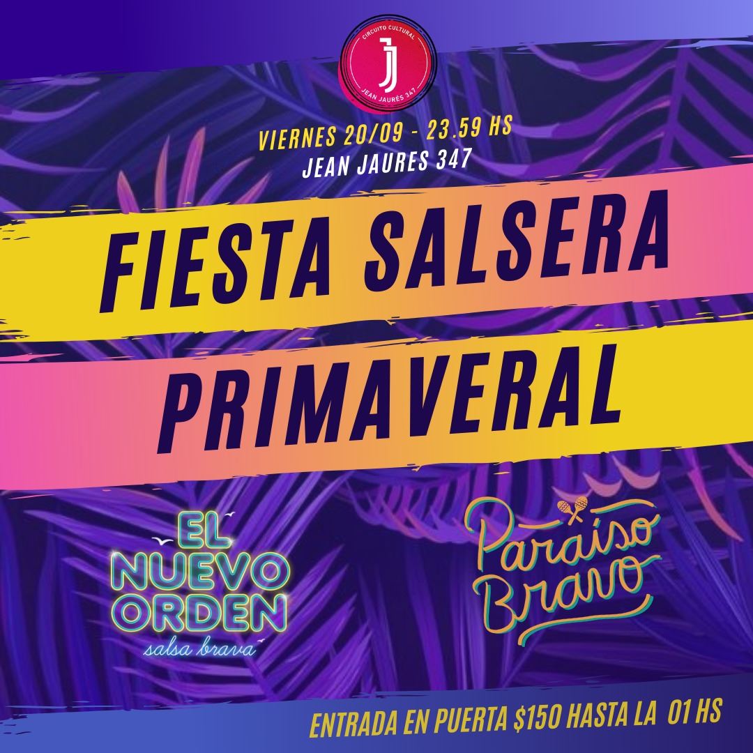 ¡Fiesta salsera primaveral!
